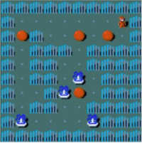 Example of MiniHack Boxoban Hardtask.